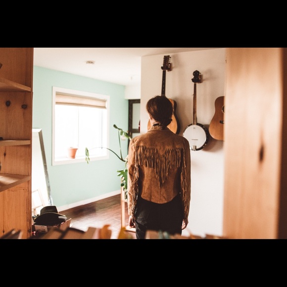 Suede Fringe Crop Jacket - Picture 5 of 5